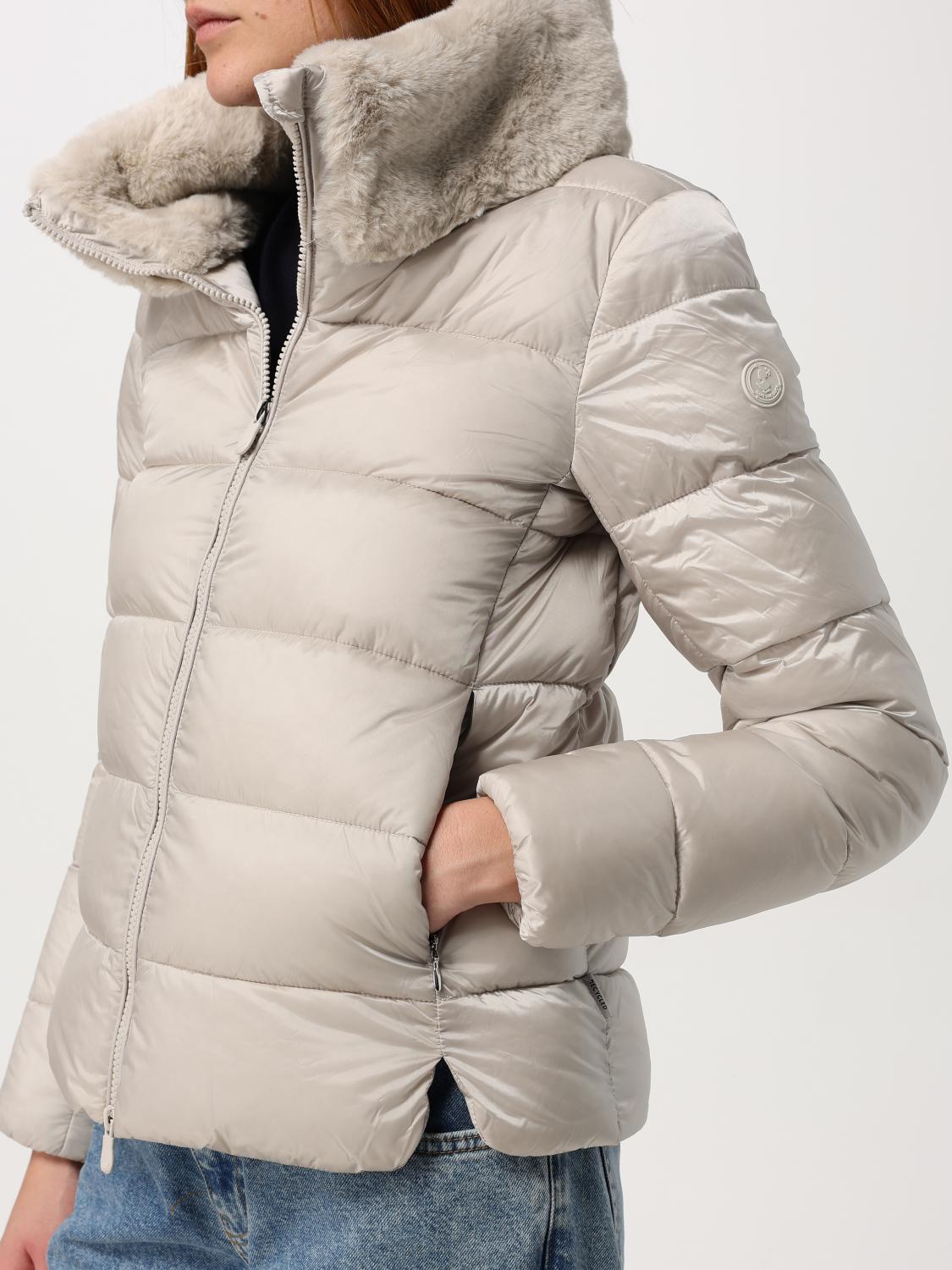 SAVE THE DUCK: women's down jacket - Beige | Save The Duck