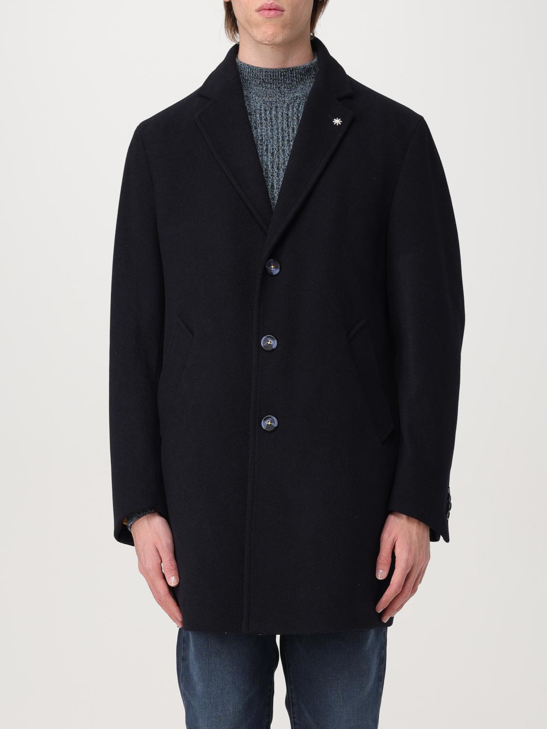 MANUEL RITZ COAT: Coat men Manuel Ritz, Black - Img 1