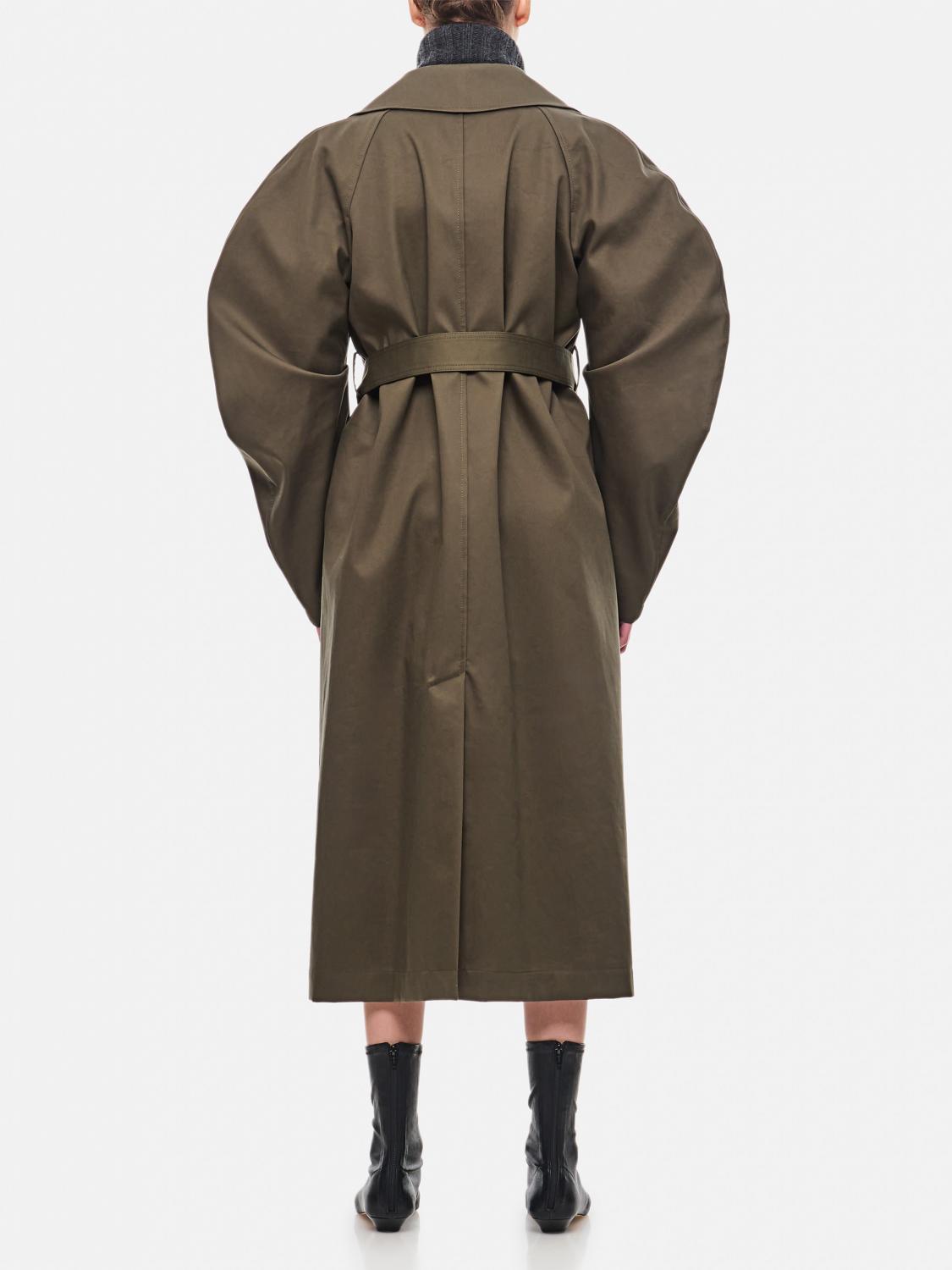 Loewe women's trench coat - Green | S540Y01XAJ | GIGLIO.COM