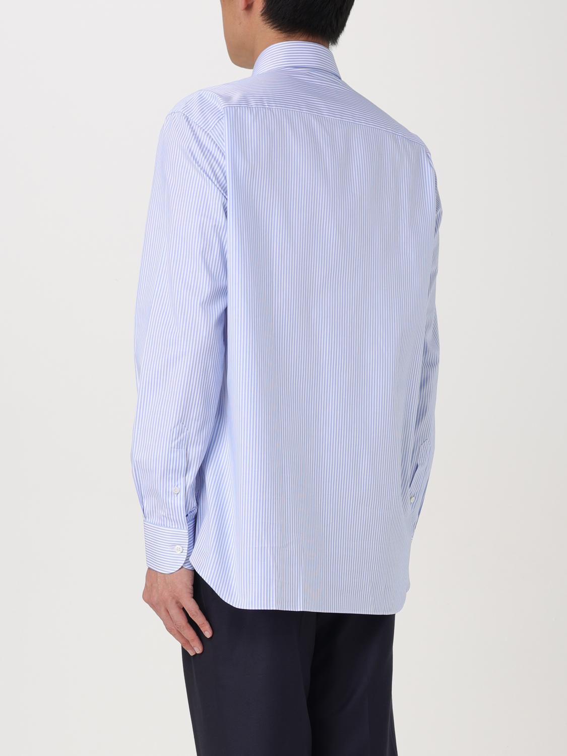 BRIONI CAMICIA: Camicia classica Brioni in cotone , Blue - Img 2