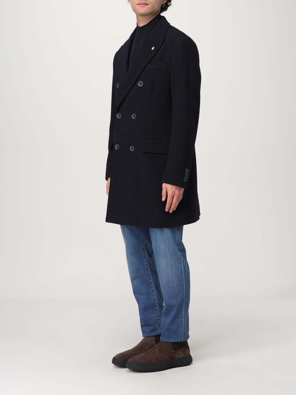 MANUEL RITZ COAT: Coat men Manuel Ritz, Blue - Img 3