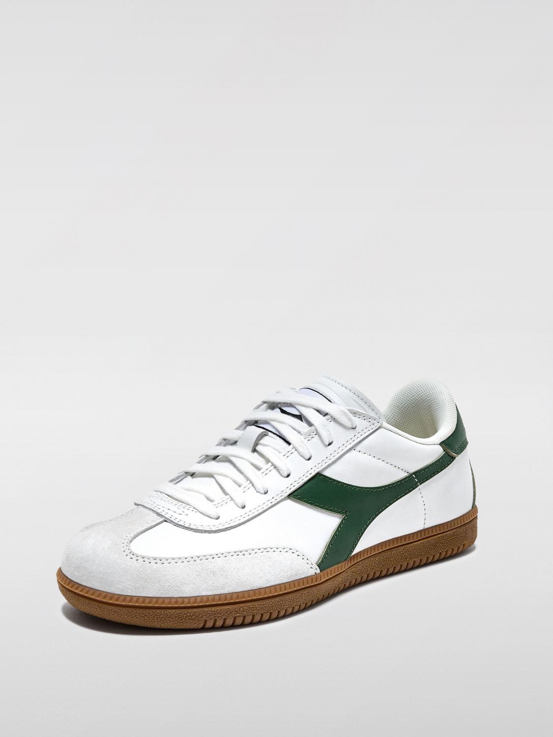 DIADORA SNEAKERS: Sneakers Trainer Diadora in pelle , Bianco - Img 2