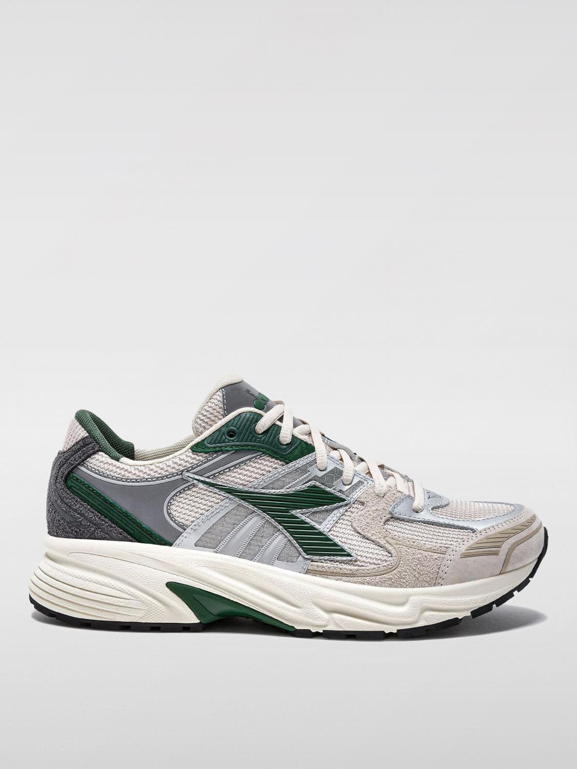 DIADORA SNEAKERS: Sneakers Mythos Star Diadora in mesh e camoscio, Grigio Topo - Img 1