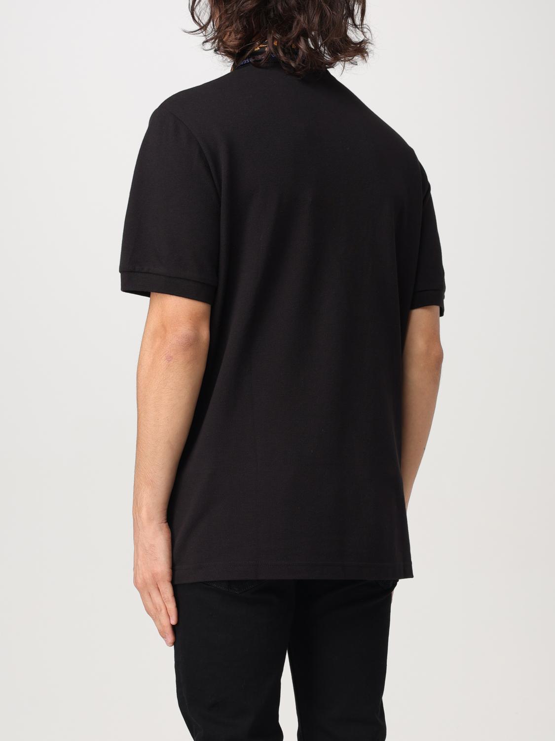 VERSACE JEANS COUTURE POLO SHIRT: Polo shirt men Versace Jeans Couture, Black - Img 2