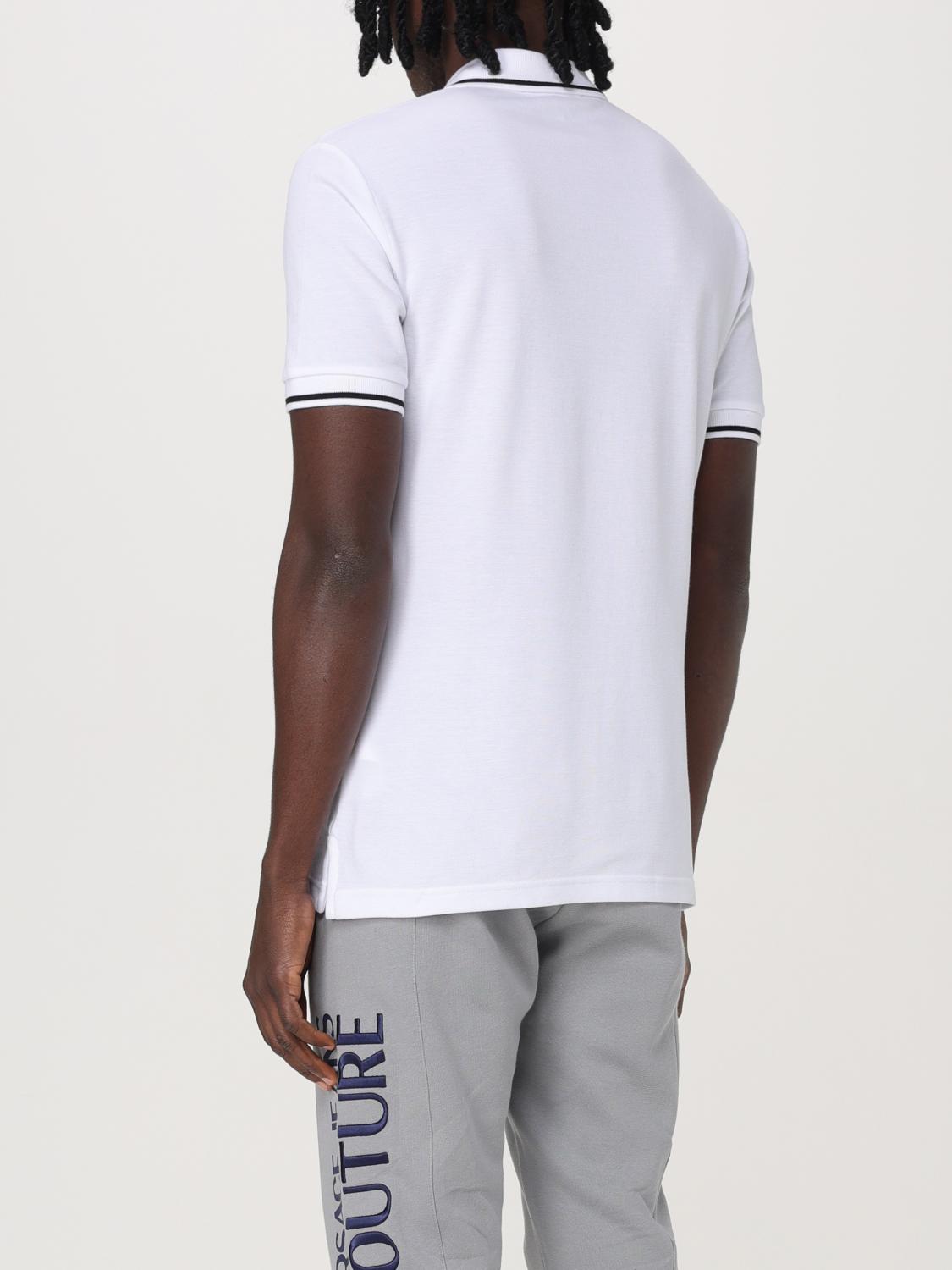 VERSACE JEANS COUTURE POLO: Polo hombre Versace Jeans Couture, Blanco - Img 2