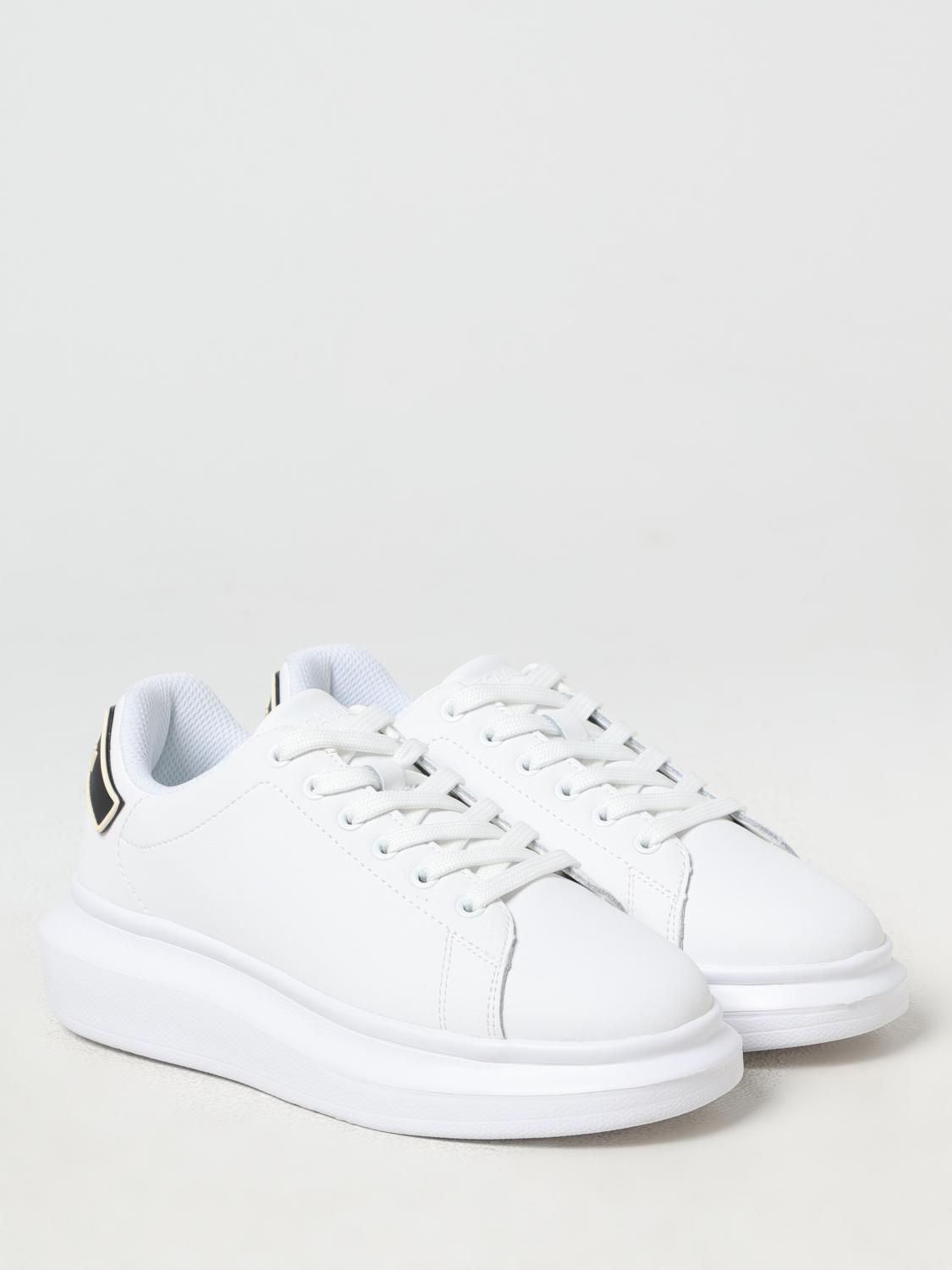 JUST CAVALLI SNEAKERS: Sneakers Just Cavalli in pelle, Bianco - Img 2