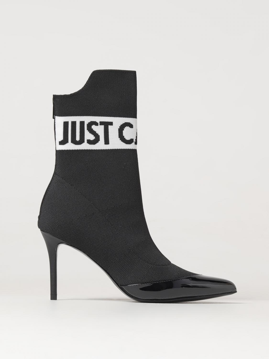 JUST CAVALLI FLAT ANKLE BOOTS: Flat ankle boots woman Just Cavalli, Black - Img 1