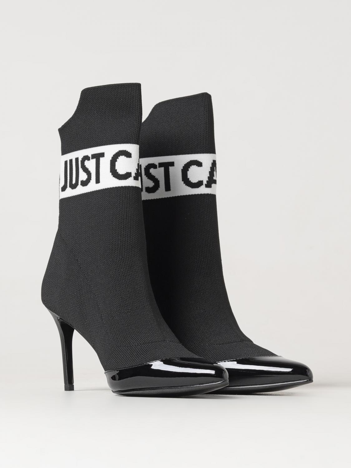 JUST CAVALLI FLAT ANKLE BOOTS: Flat ankle boots woman Just Cavalli, Black - Img 2