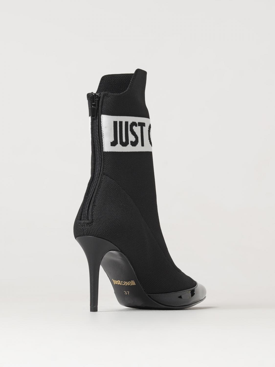 JUST CAVALLI FLAT ANKLE BOOTS: Flat ankle boots woman Just Cavalli, Black - Img 3