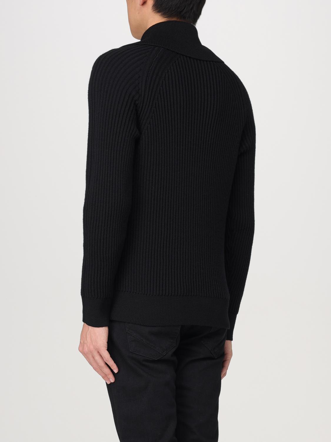 ZANONE CARDIGAN: Sweatshirt men Zanone, Black - Img 2