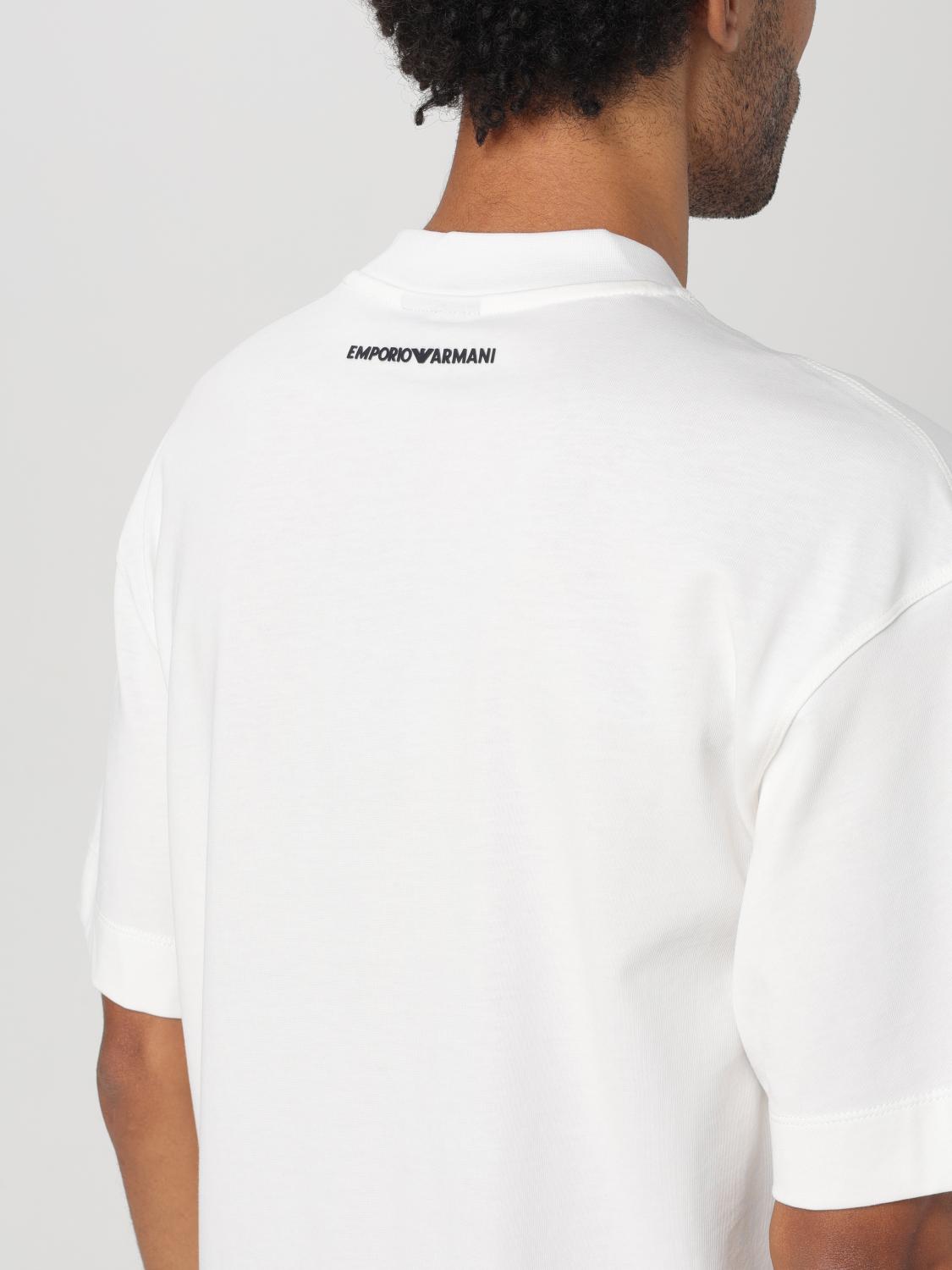 EMPORIO ARMANI T-SHIRT: T-shirt men Emporio Armani, White - Img 3