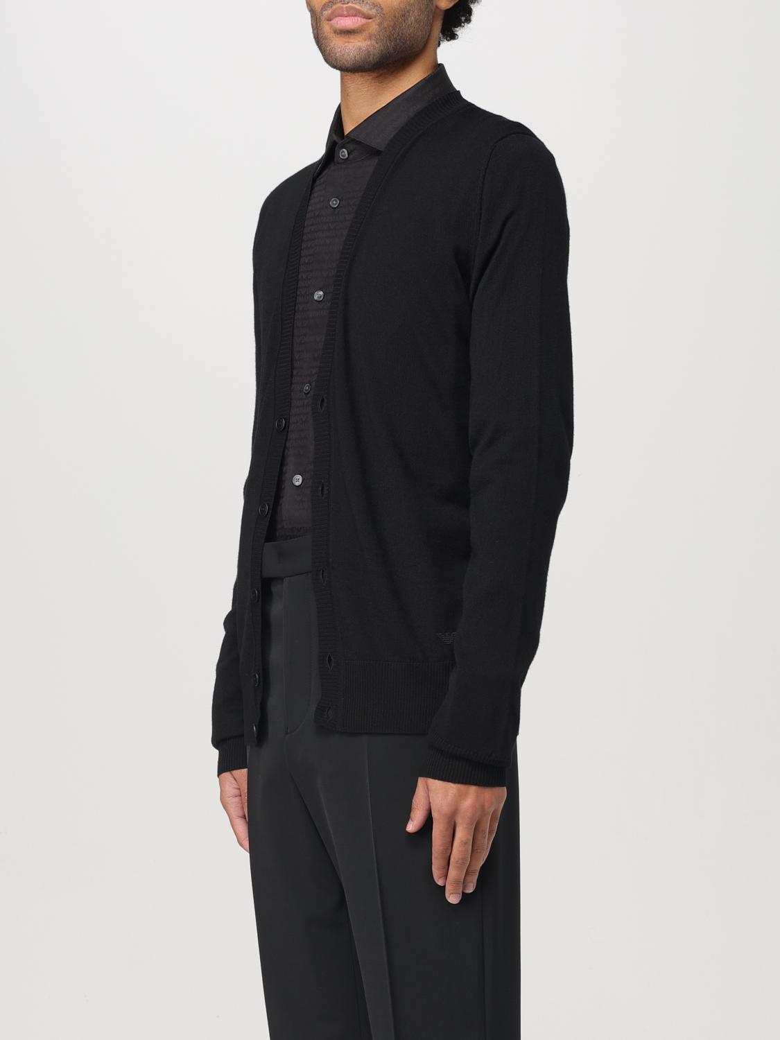 EMPORIO ARMANI CARDIGAN: Cardigan men Emporio Armani, Black - Img 3