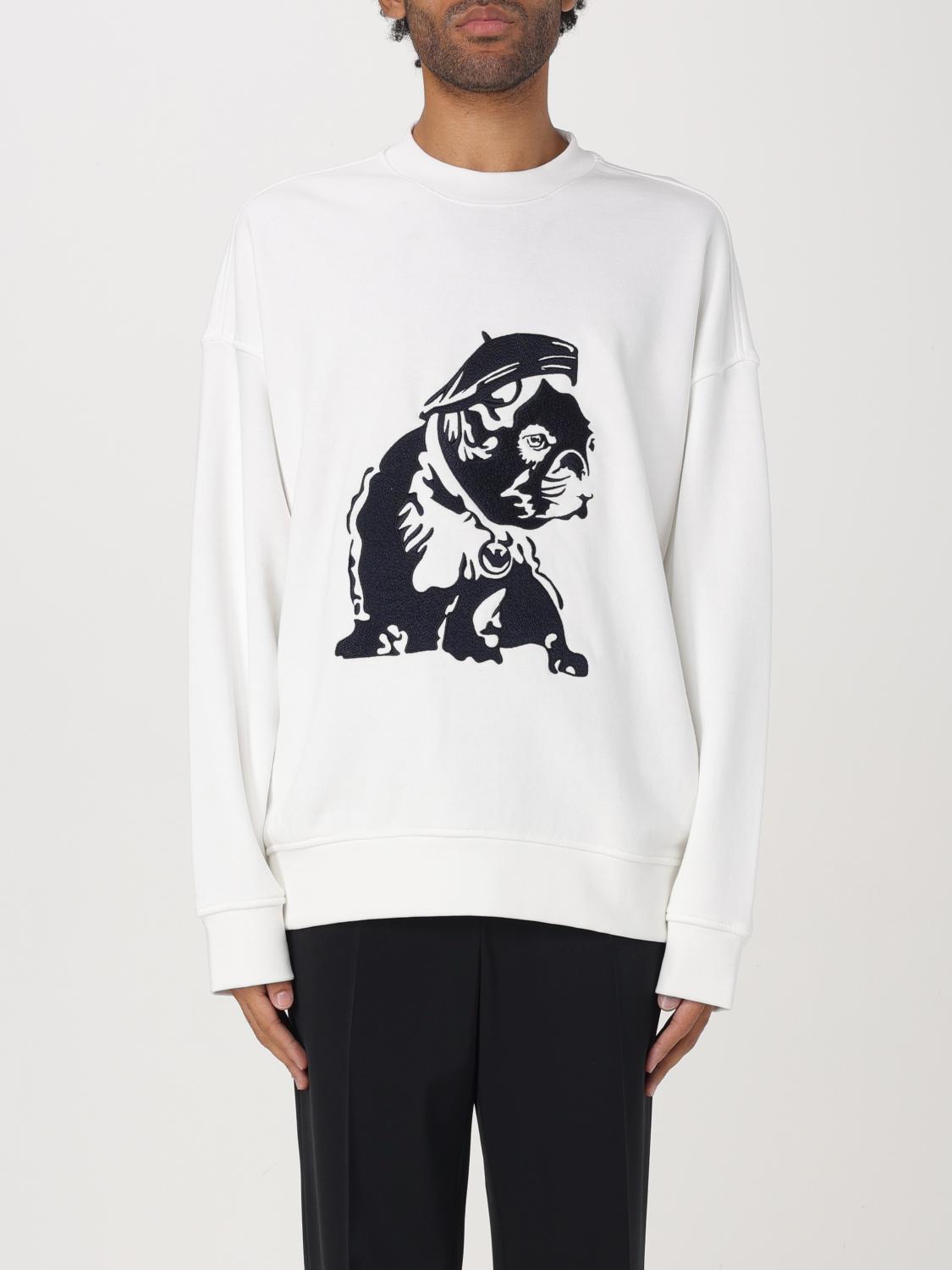 EMPORIO ARMANI SWEATSHIRT: Sweatshirt men Emporio Armani, White - Img 1