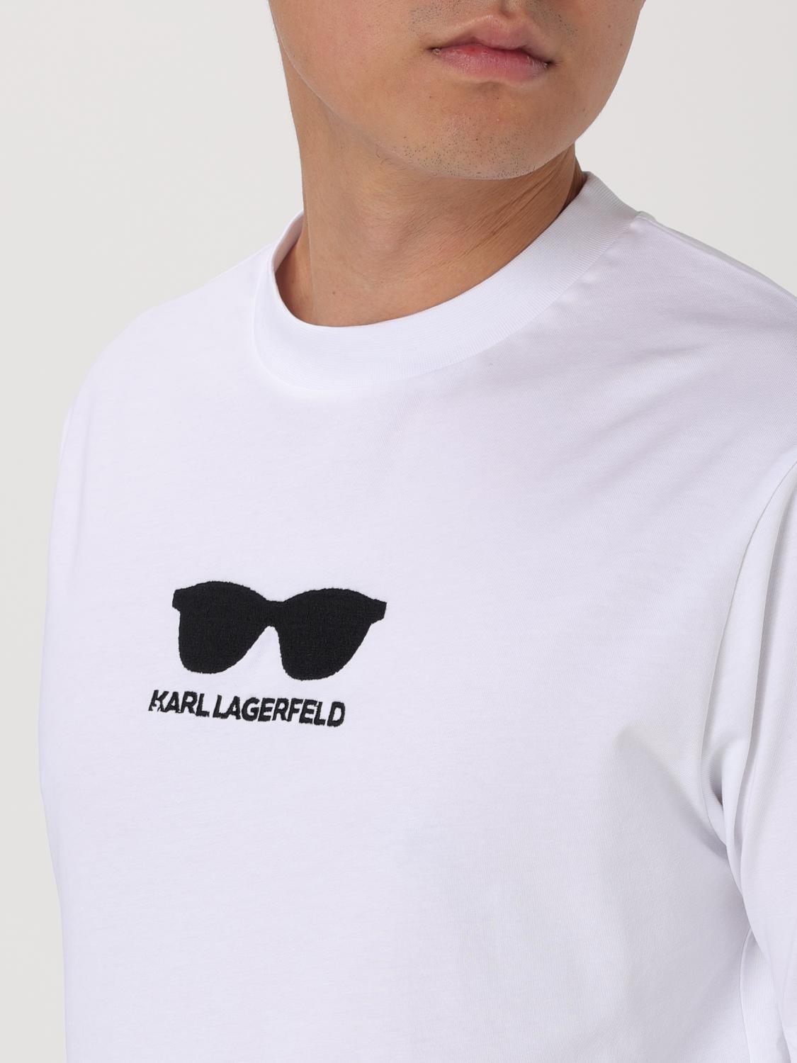 KARL LAGERFELD T-SHIRT: T-shirt herren Karl Lagerfeld, Weiß - Img 3