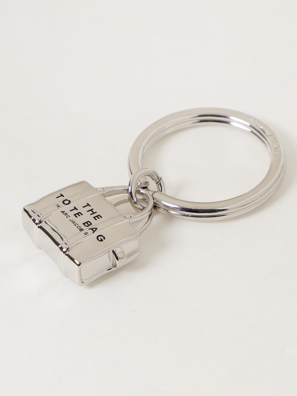 MARC JACOBS LLAVERO: Llavero The Tote Bag Chain de zinc Marc Jacobs, Plata - Img 2