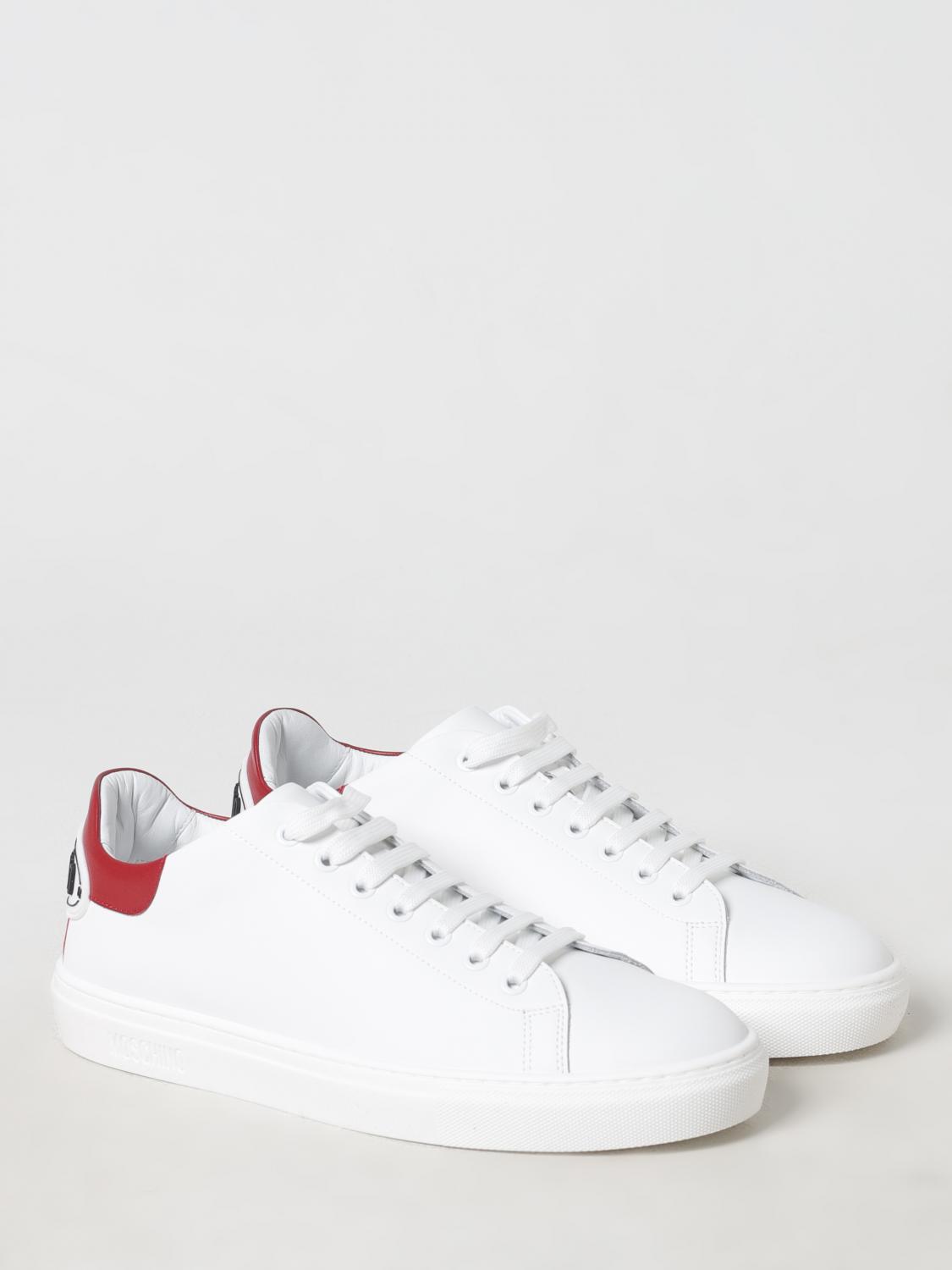 MOSCHINO COUTURE SNEAKERS: Sneakers men Moschino Couture, White - Img 2