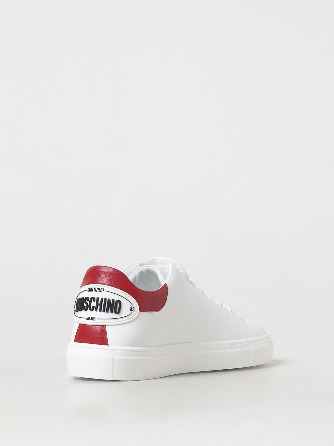 MOSCHINO COUTURE SNEAKERS: Sneakers men Moschino Couture, White - Img 3