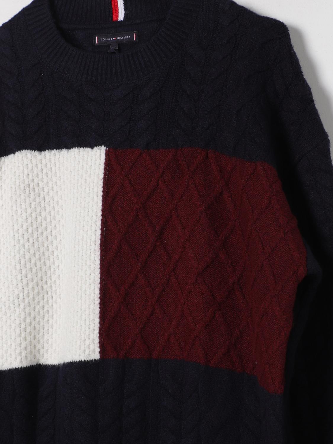 TOMMY HILFIGER SWEATER: Sweater kid Tommy Hilfiger, Blue - Img 3