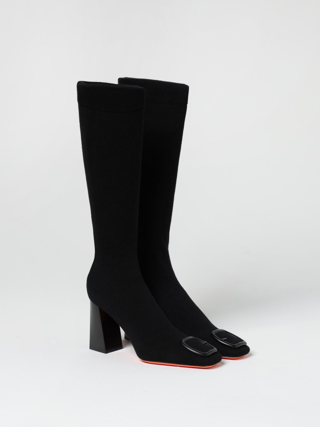 SANTONI BOOTS: Shoes woman Santoni, Black - Img 2