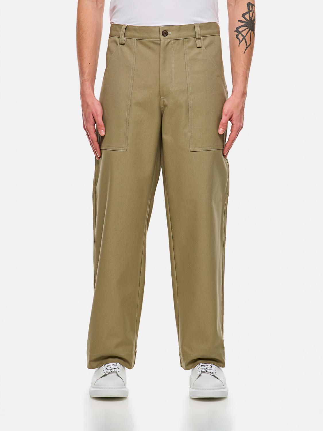 MAISON KITSUNÉ PANTS: Pants men Maison KitsunÉ, Beige - Img 1