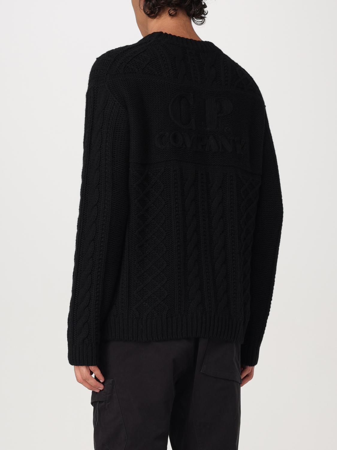 C.P. COMPANY SWEATER: Sweatshirt men C.P. Company, Black - Img 3