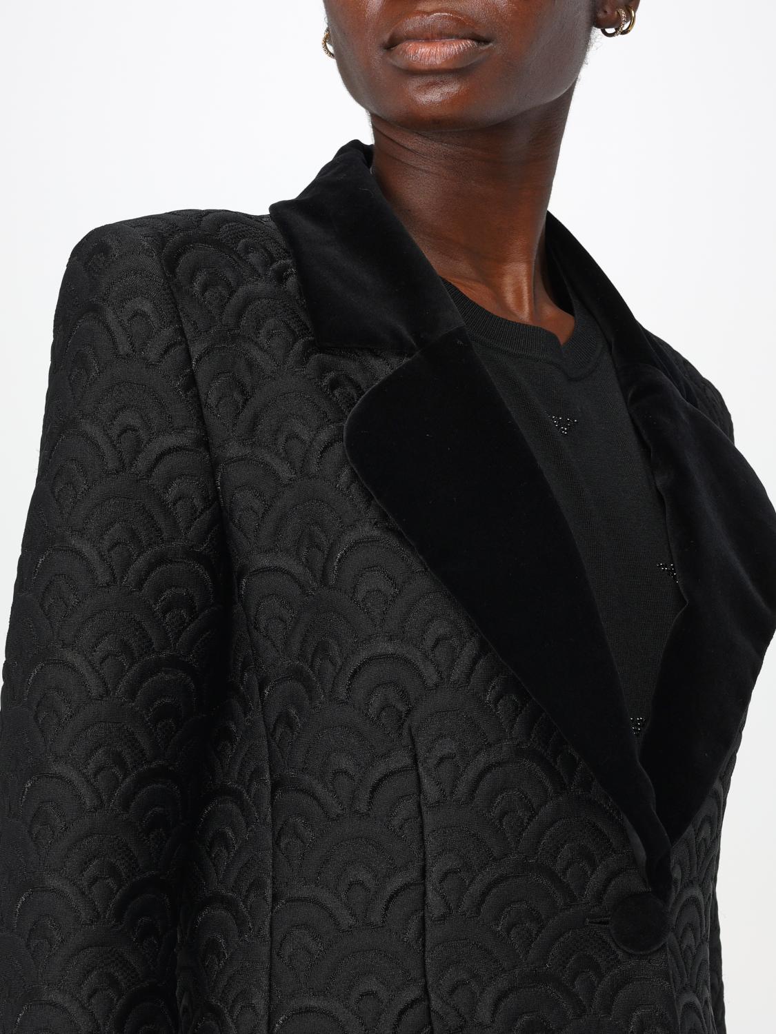 EMPORIO ARMANI BLAZER: Blazer woman Emporio Armani, Black - Img 5