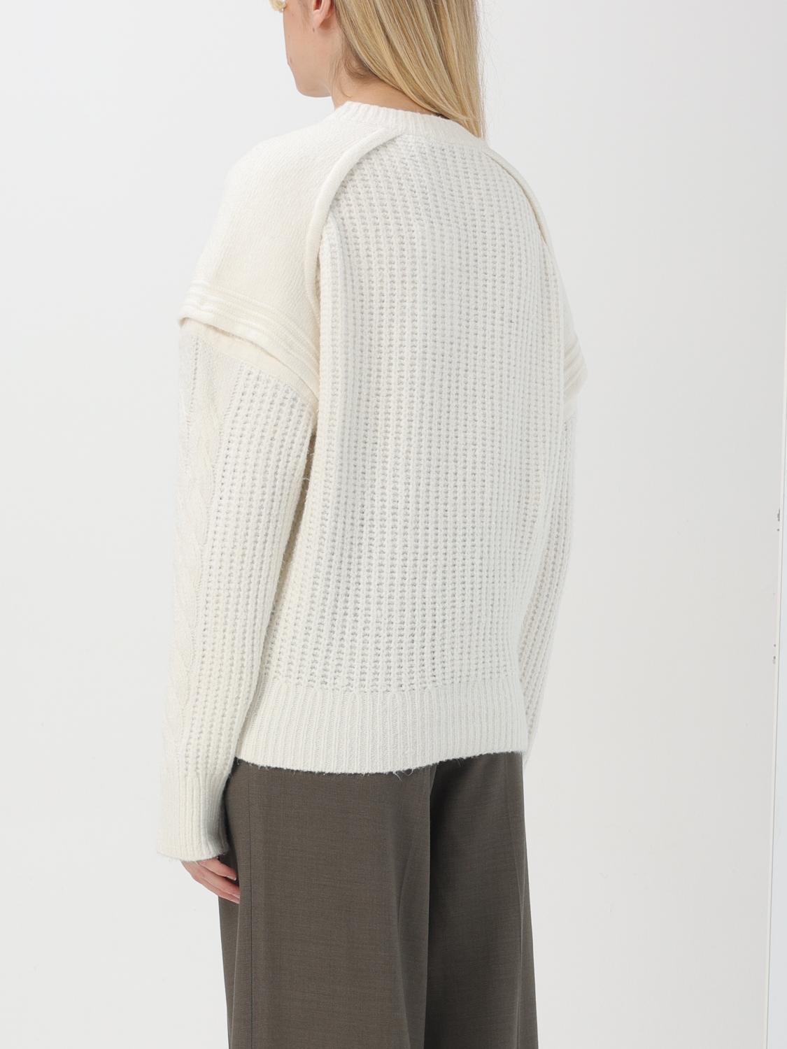 IRO MAGLIA: Pullover Iro in misto cotone , Bianco - Img 3