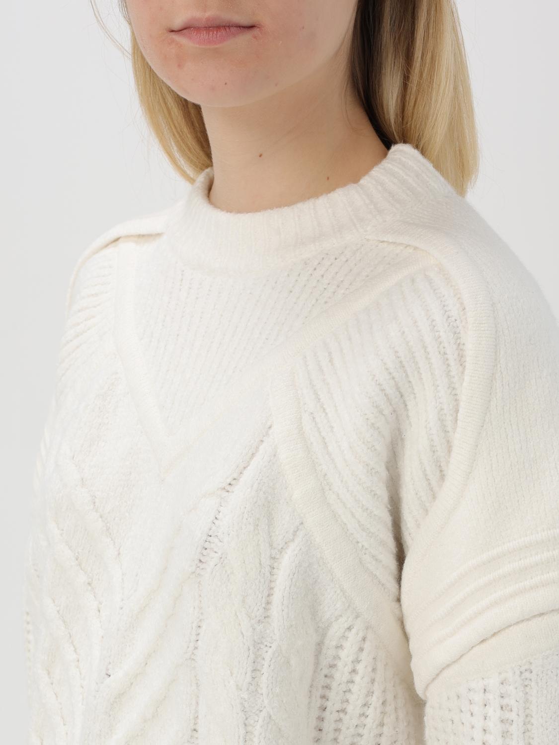 IRO MAGLIA: Pullover Iro in misto cotone , Bianco - Img 4