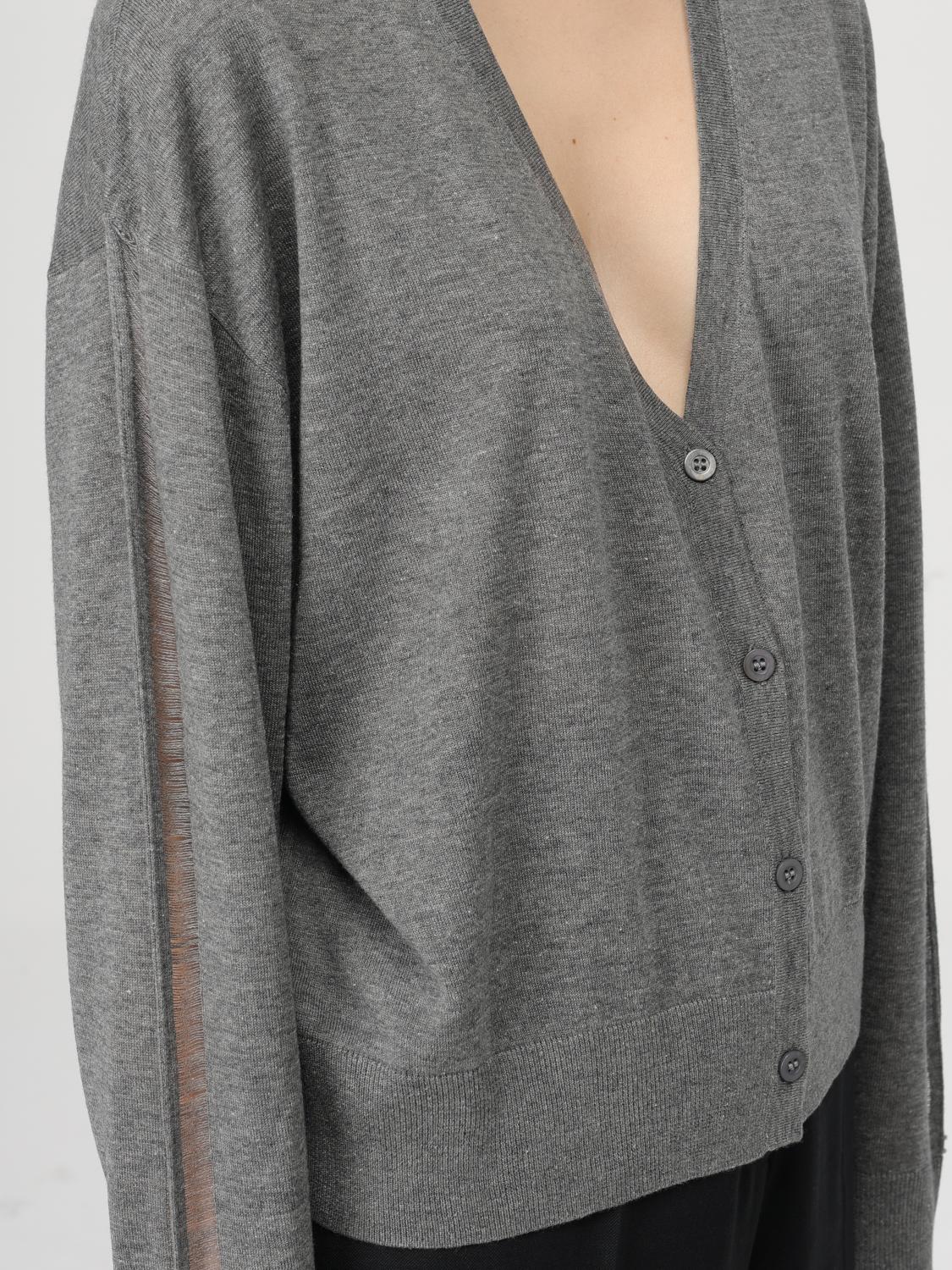 IRO CARDIGAN: Cardigan Iro in lana e seta , Grigio - Img 3