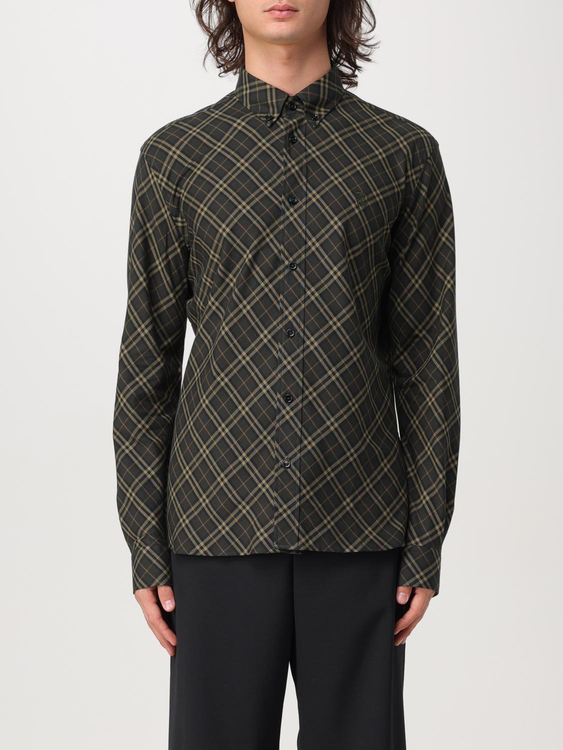 BURBERRY SHIRT: Shirt men Burberry, Brown - Img 1