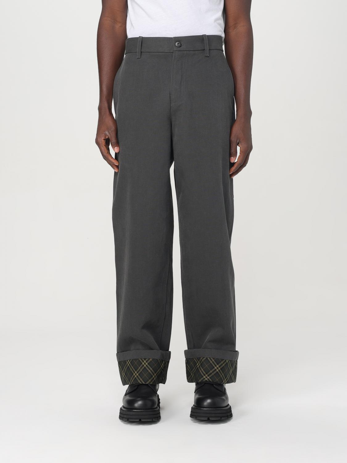 BURBERRY PANTS: Pants men Burberry, Black - Img 1