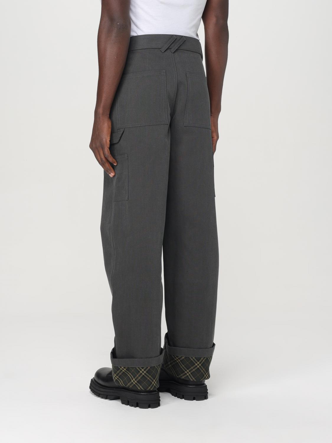 BURBERRY PANTS: Pants men Burberry, Black - Img 2