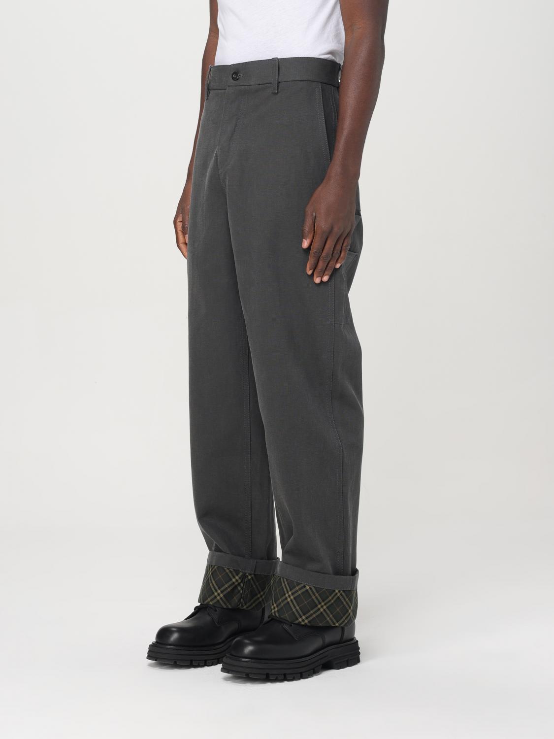 BURBERRY PANTS: Pants men Burberry, Black - Img 3