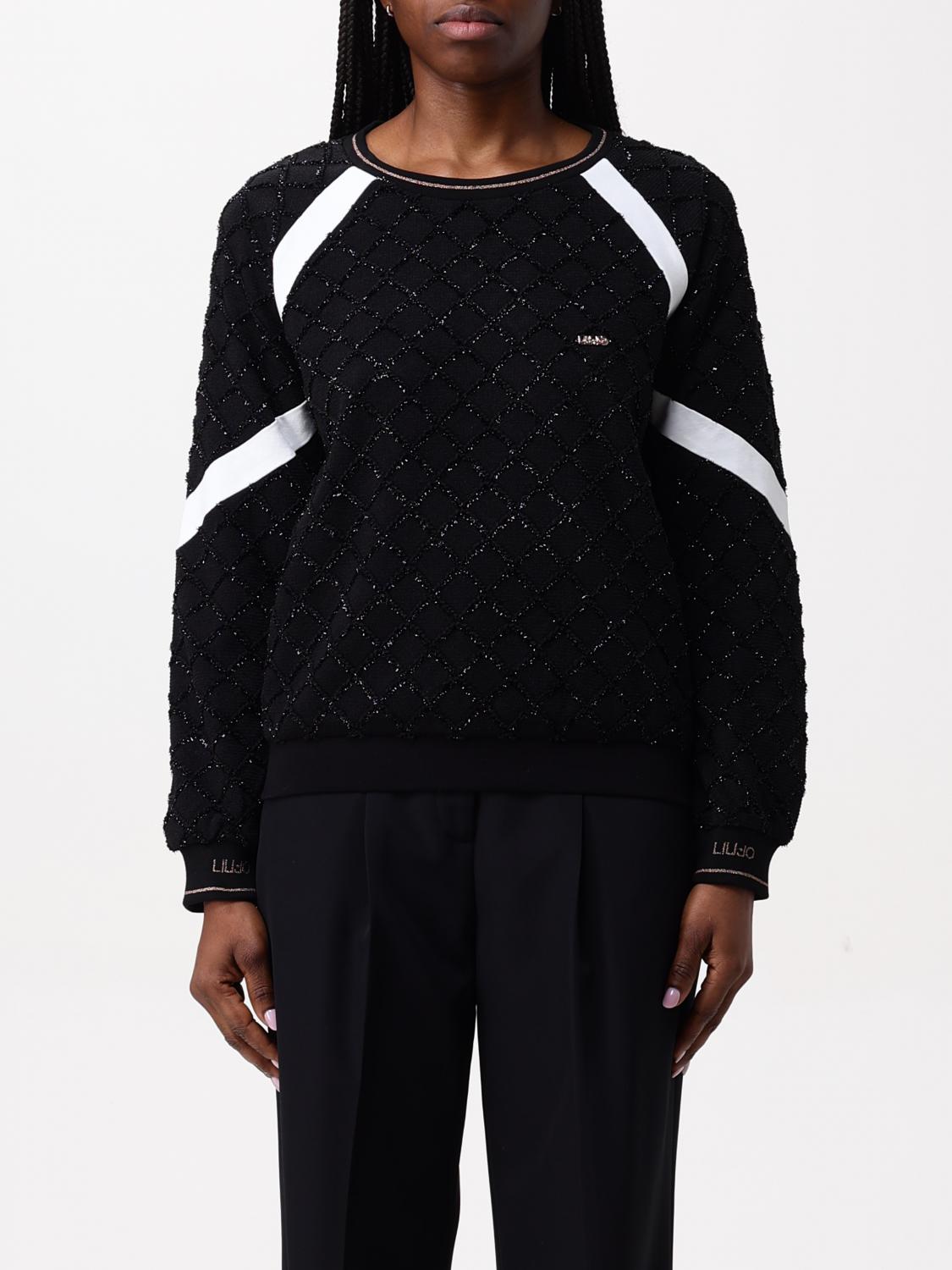 LIU JO SWEATSHIRT: Sweatshirt woman Liu Jo, Black - Img 1