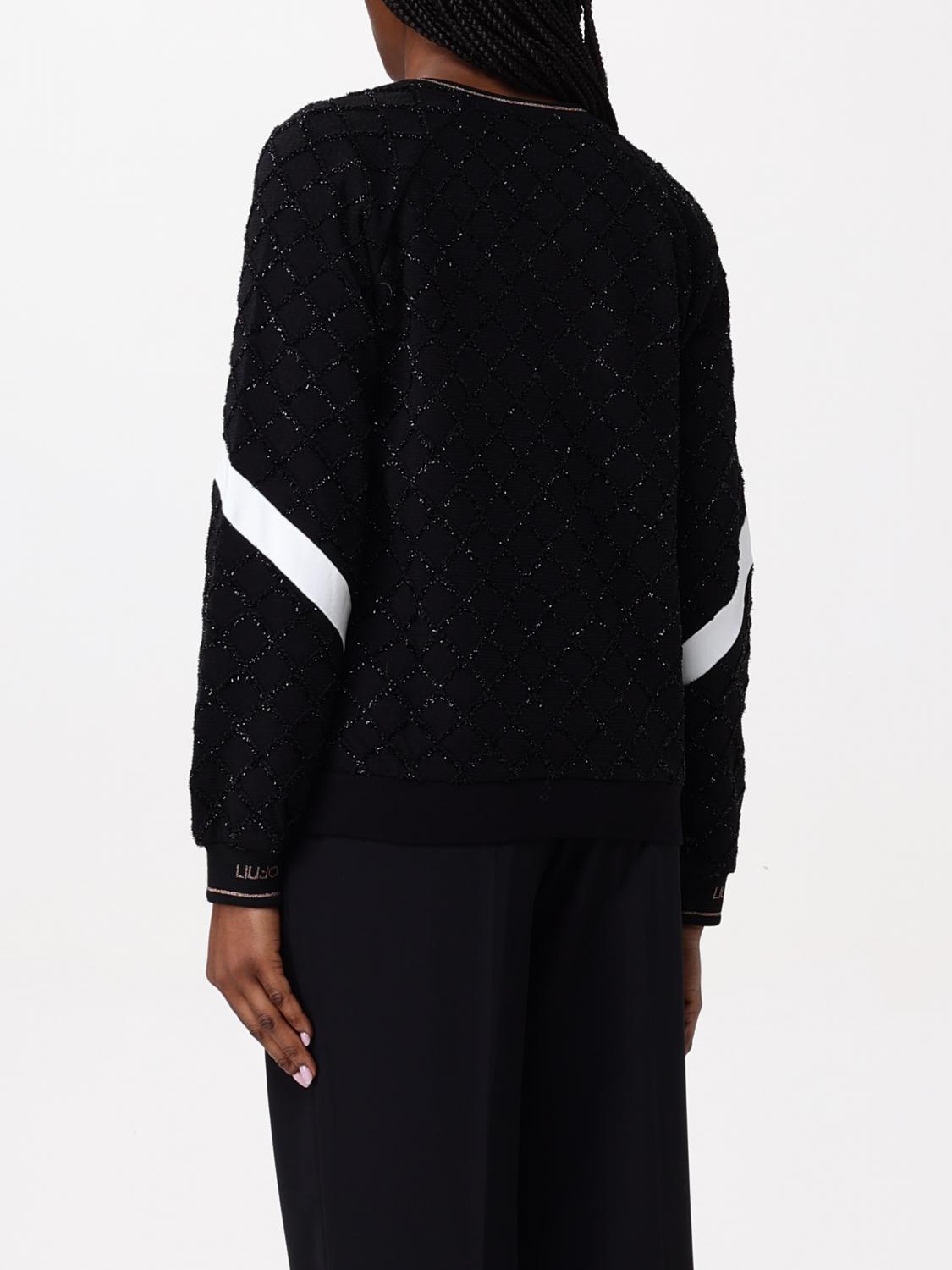 LIU JO SWEATSHIRT: Sweatshirt woman Liu Jo, Black - Img 2