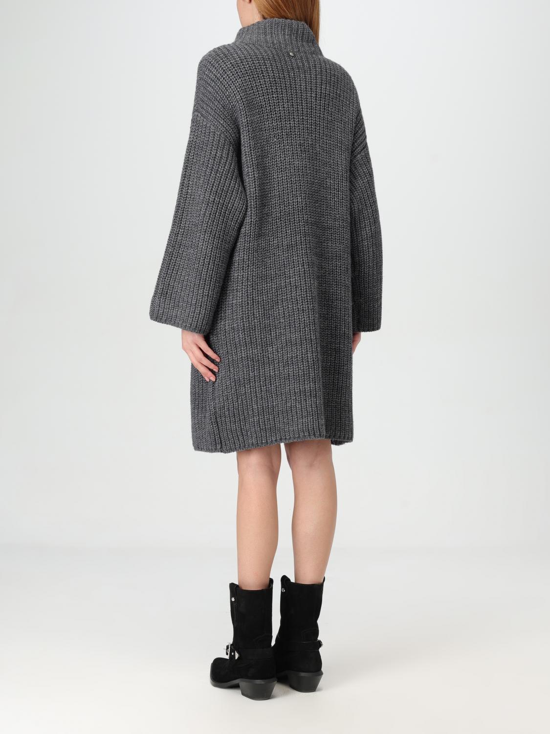 LIU JO COAT: Coat woman Liu Jo, Grey - Img 2