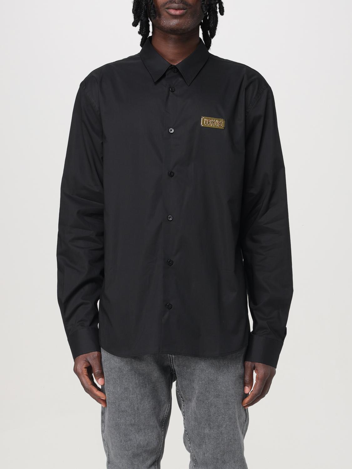 VERSACE JEANS COUTURE SHIRT: Shirt men Versace Jeans Couture, Black - Img 1