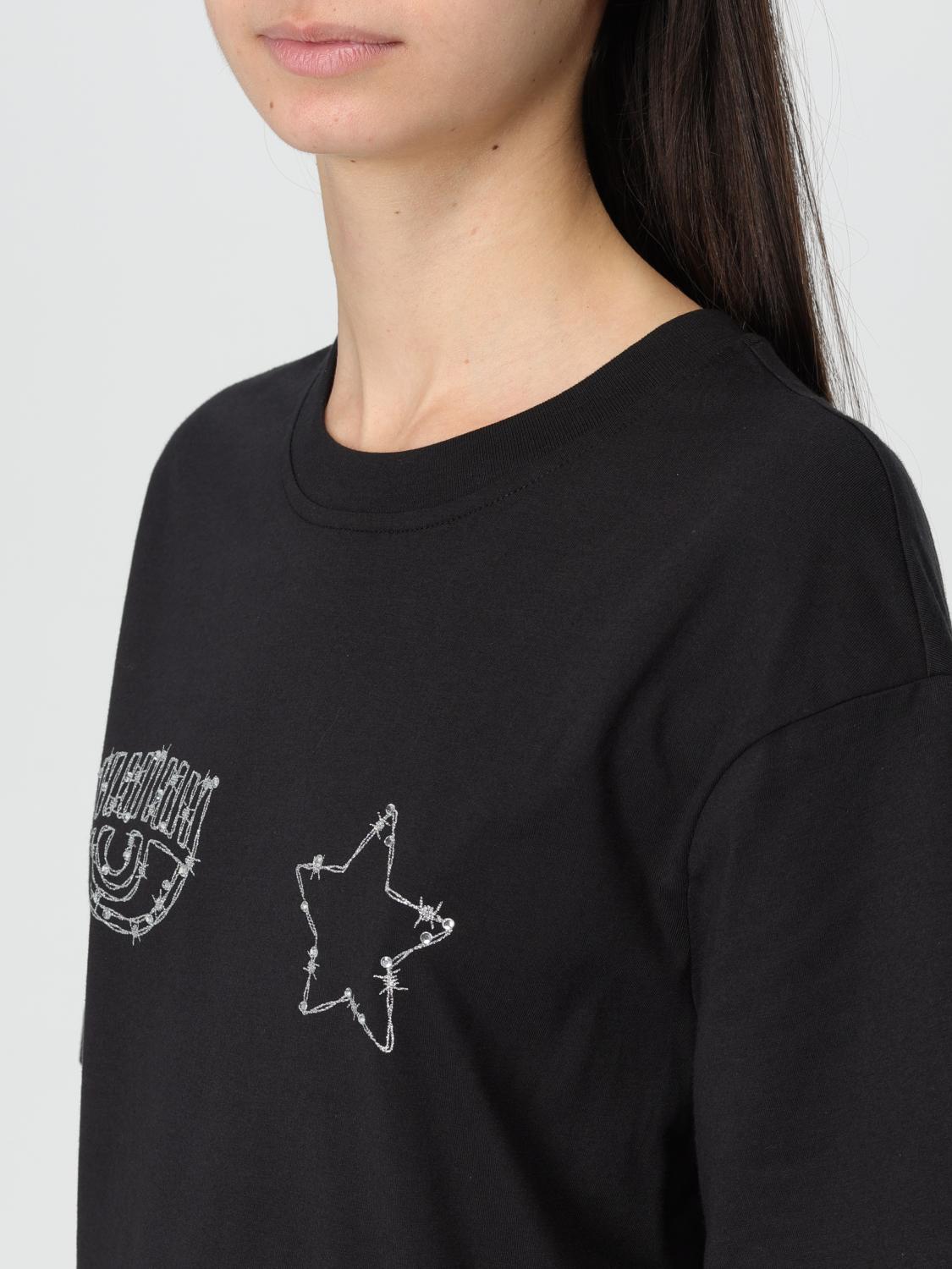 CHIARA FERRAGNI T-SHIRT: T-shirt woman Chiara Ferragni, Black - Img 3