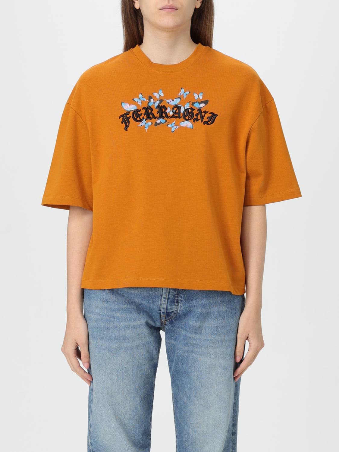 CHIARA FERRAGNI Tシャツ: Tシャツ レディース Chiara Ferragni, ブラウン - Img 1