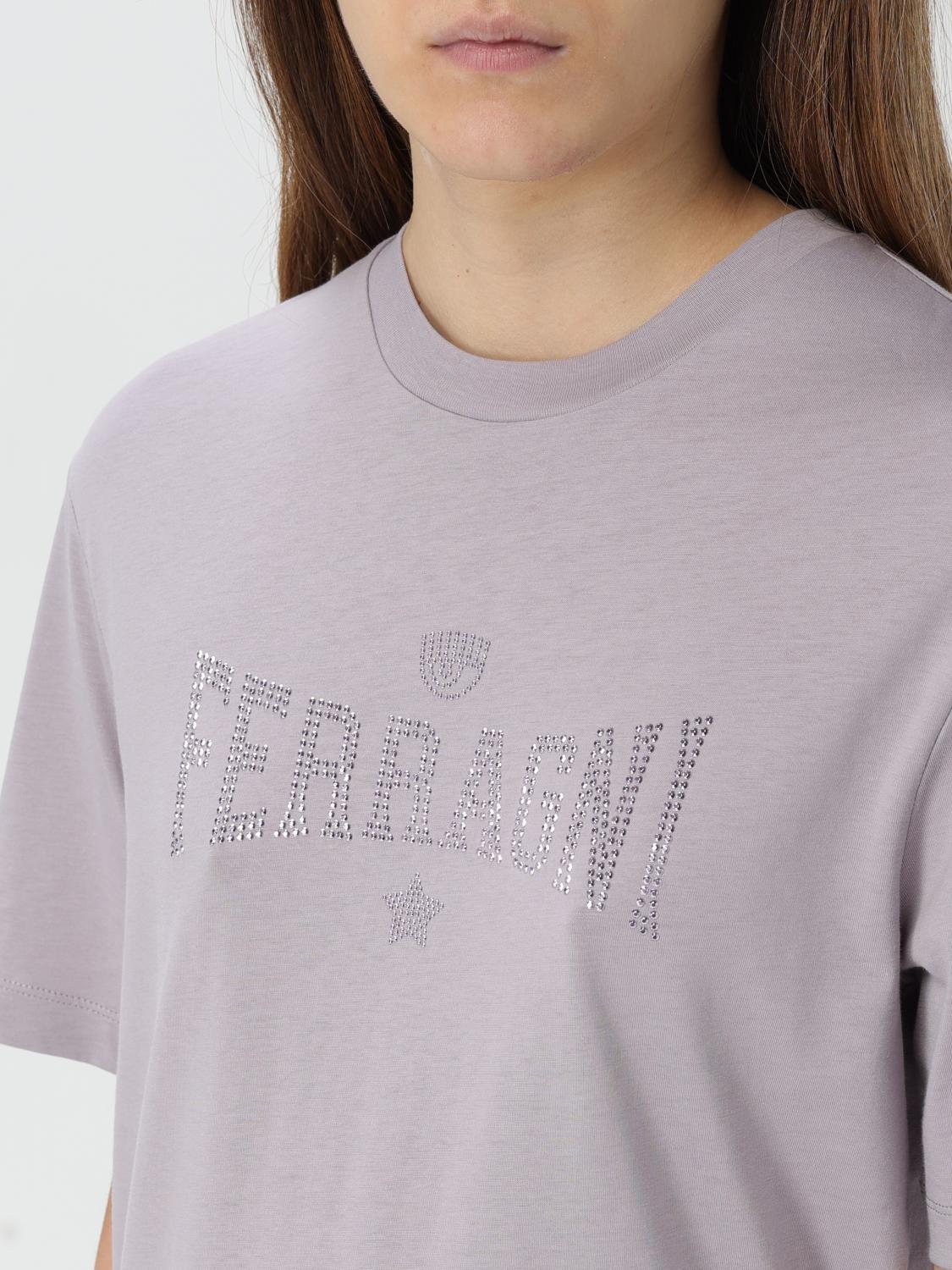 CHIARA FERRAGNI T-SHIRT: T-shirt woman Chiara Ferragni, Grey - Img 3