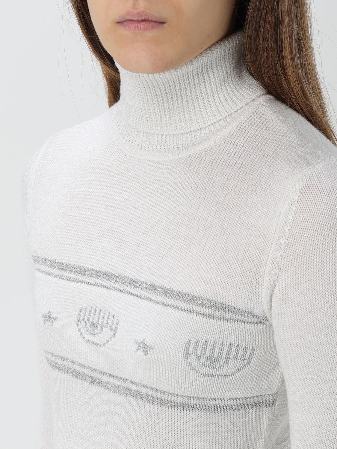 CHIARA FERRAGNI SWEATER: Sweater woman Chiara Ferragni, White - Img 3