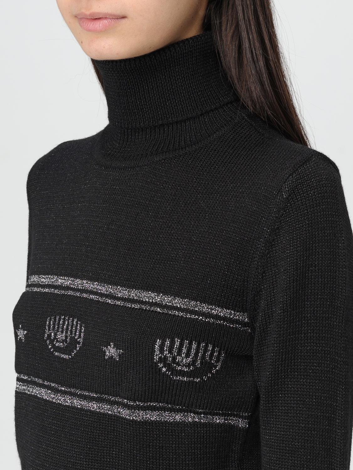 CHIARA FERRAGNI SWEATER: Sweater woman Chiara Ferragni, Black - Img 3