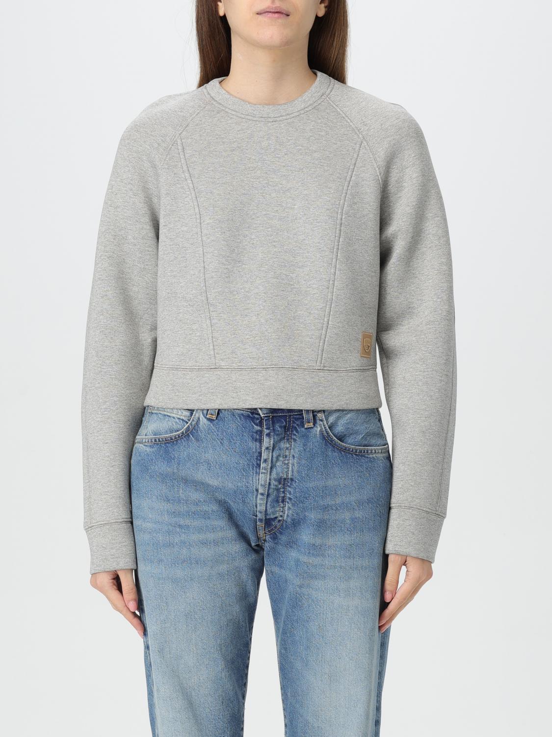 CHIARA FERRAGNI SWEATSHIRT: Sweater woman Chiara Ferragni, Grey - Img 1