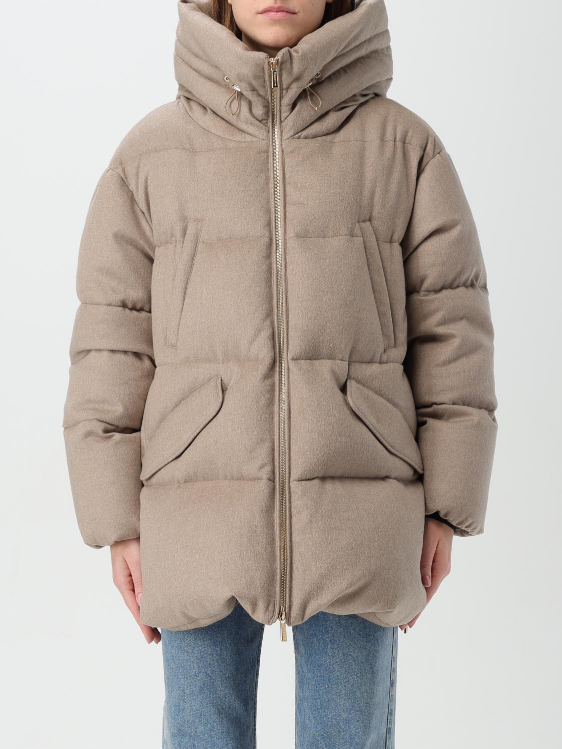 MOORER JACKET: Jacket woman Moorer, Beige - Img 1