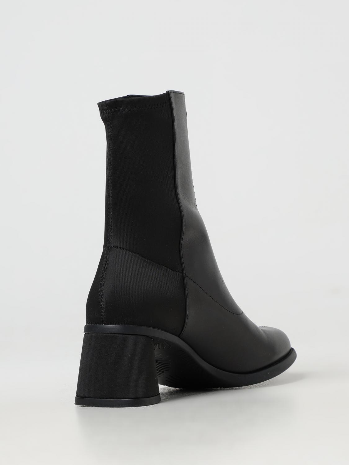 CAMPER FLAT ANKLE BOOTS: Flat ankle boots woman Camper, Black - Img 3