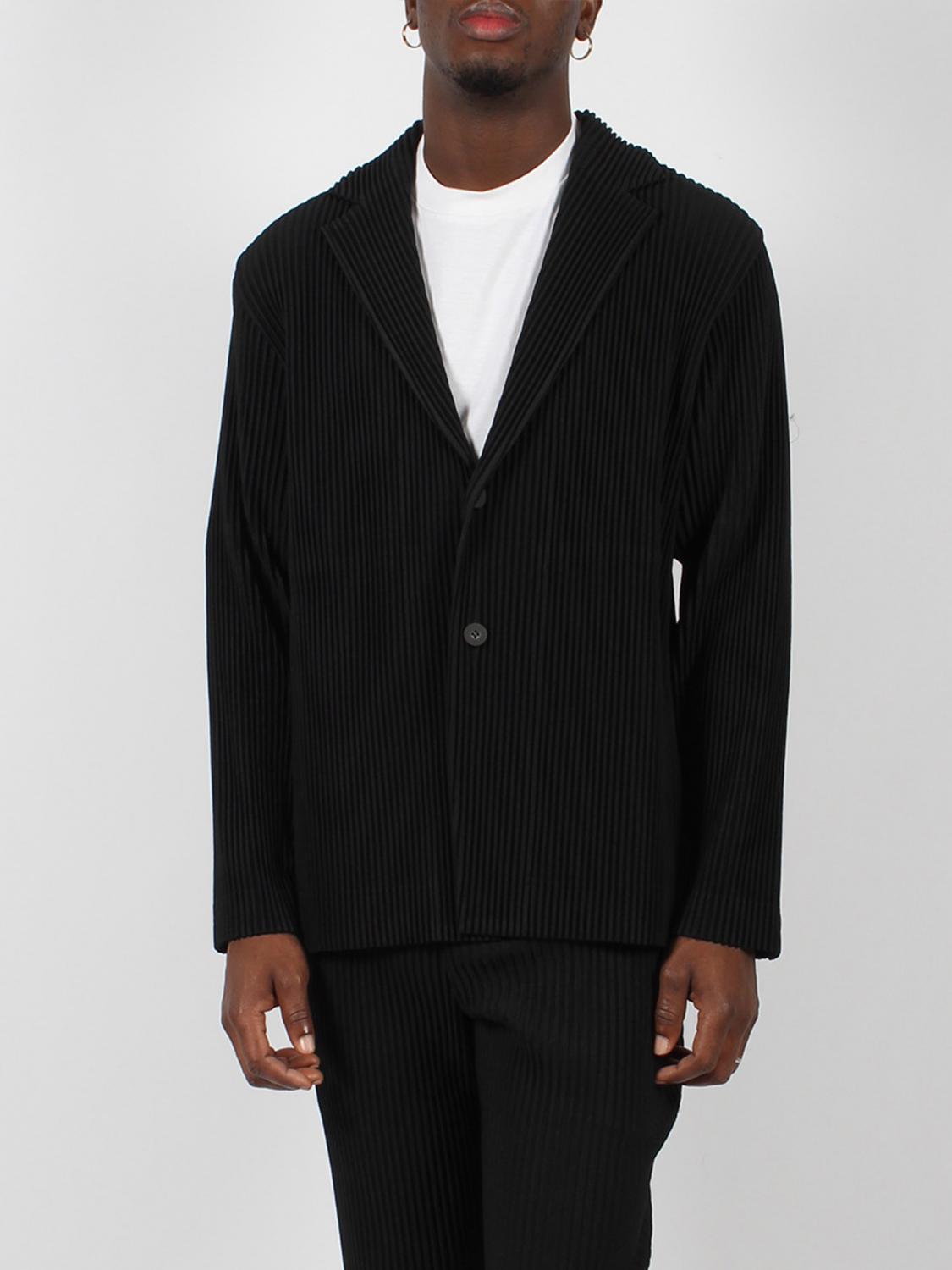 HOMME PLISSE' ISSEY MIYAKE BLAZER: Homme Plisse' Issey Miyake men's blazer, Black - Img 1