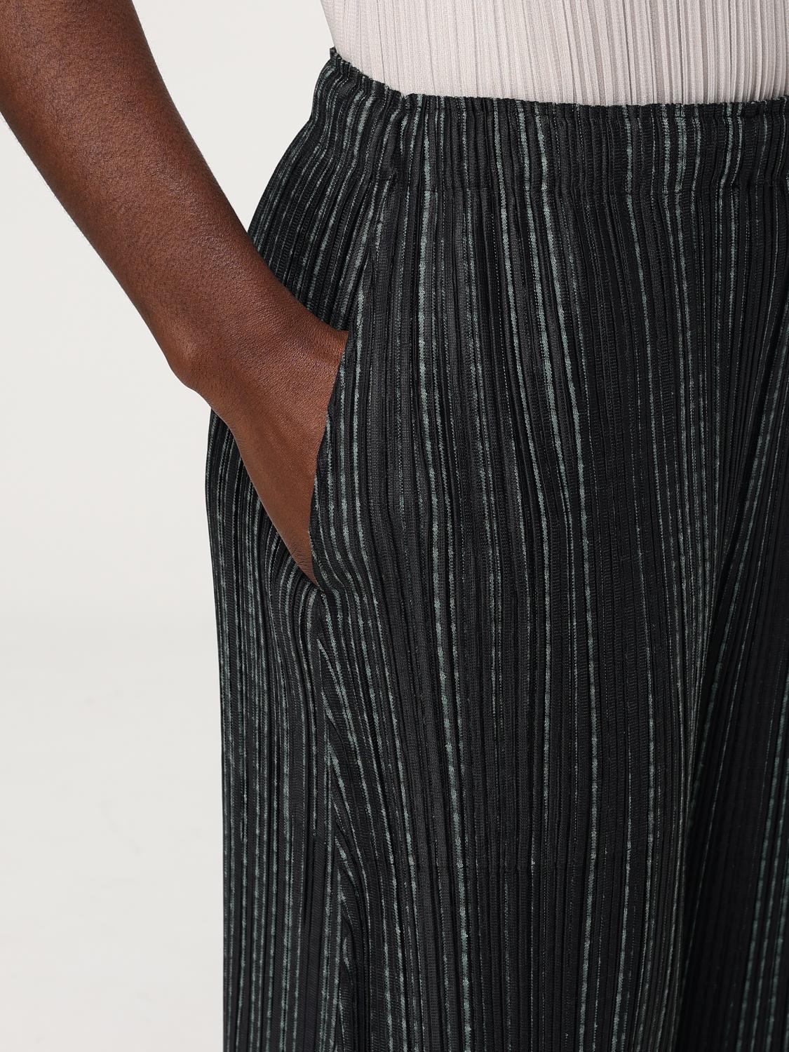 PLEATS PLEASE ISSEY MIYAKE PANTALÓN: Pantalón mujer Pleats Please Issey Miyake, Verde - Img 5