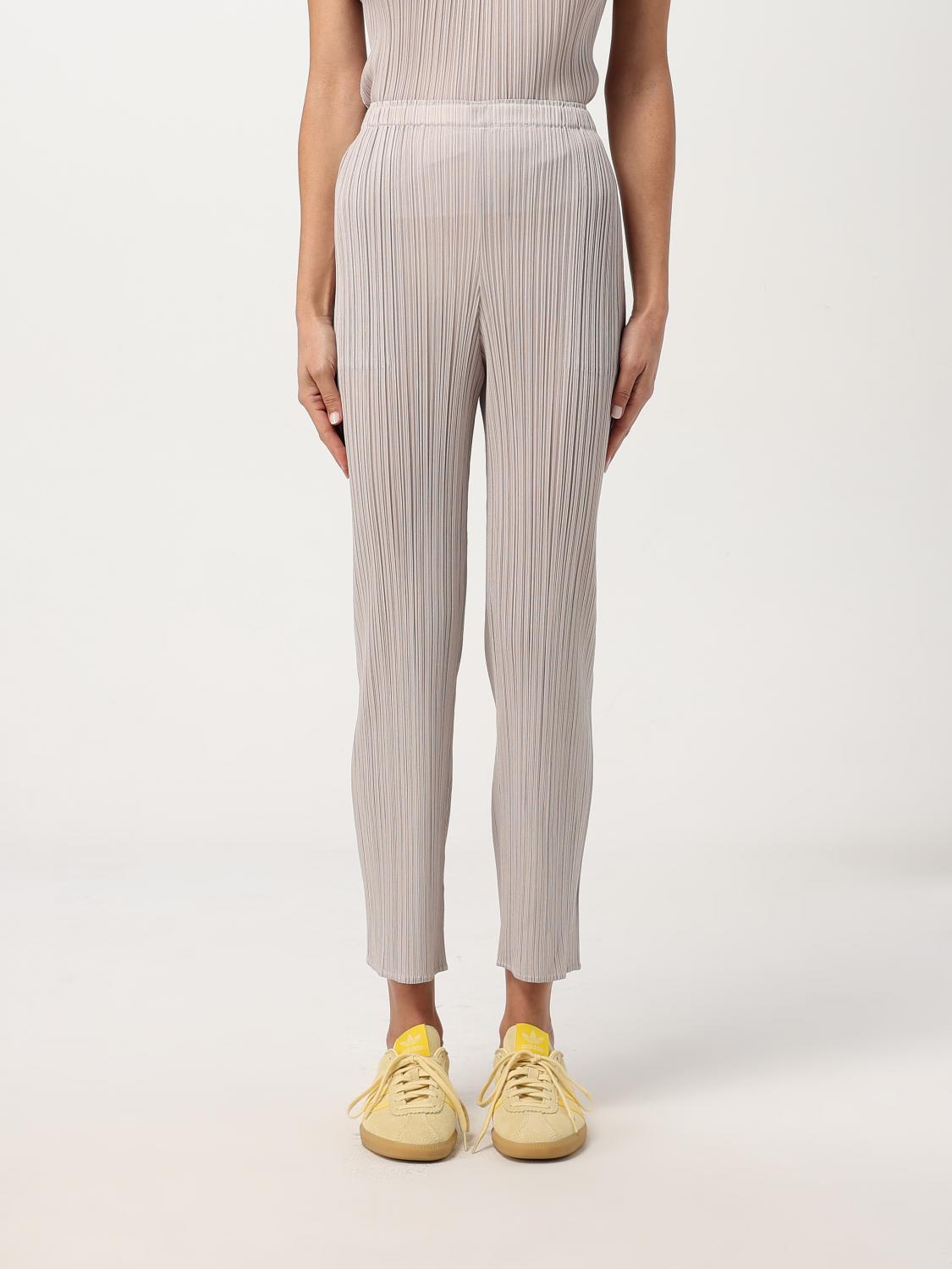 PLEATS PLEASE ISSEY MIYAKE PANTALÓN: Jersey mujer Pleats Please Issey Miyake, Gris - Img 1