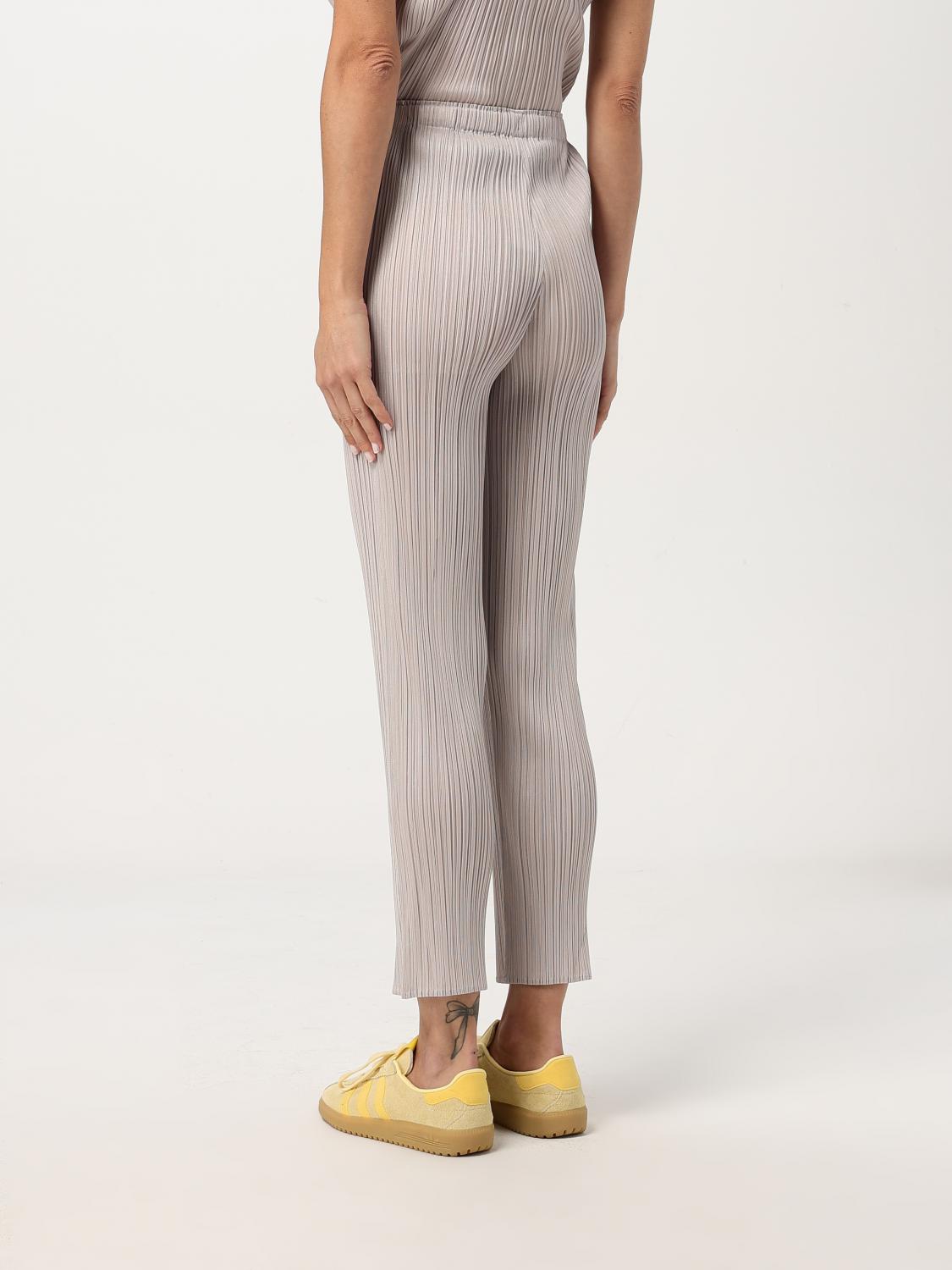 PLEATS PLEASE ISSEY MIYAKE PANTALÓN: Jersey mujer Pleats Please Issey Miyake, Gris - Img 3