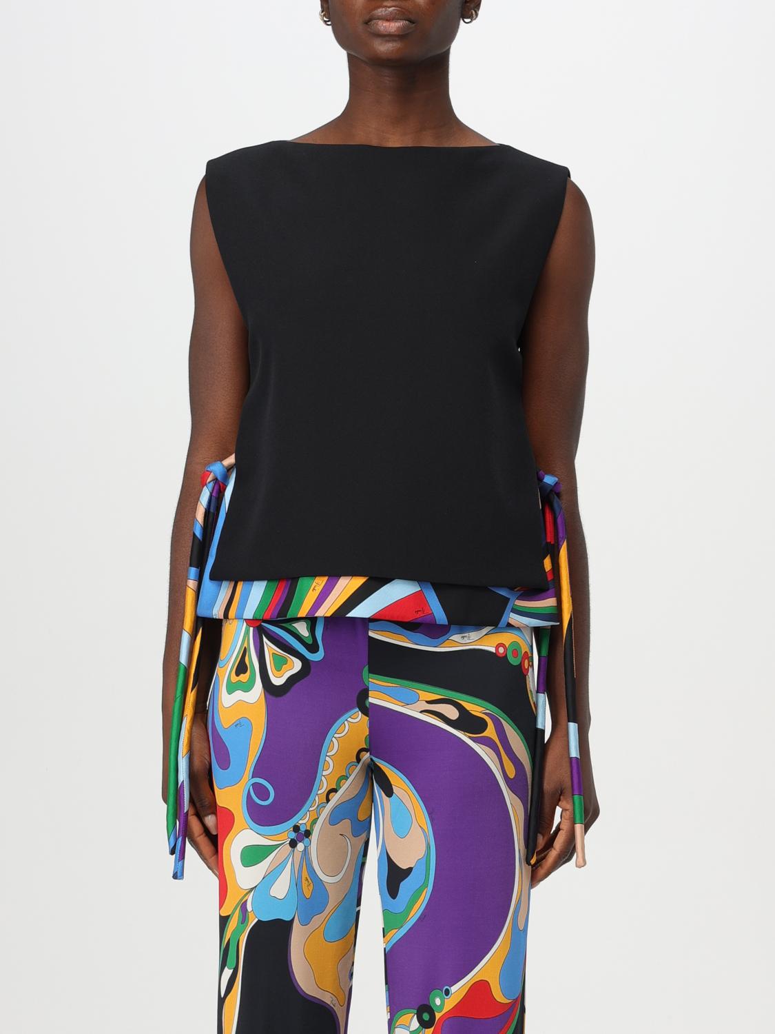 PUCCI TOP: Top woman Pucci, Black - Img 1